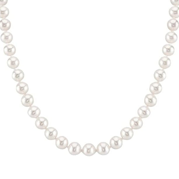 Iced Up London 4MM / 16inch 4/6/8mm Pearl Necklace <br> (White)