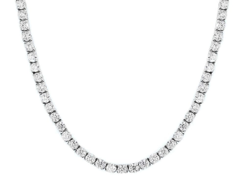 Iced Up London 16inch Iced Out Chain <br> 4mm Tennis <br> (White Gold)