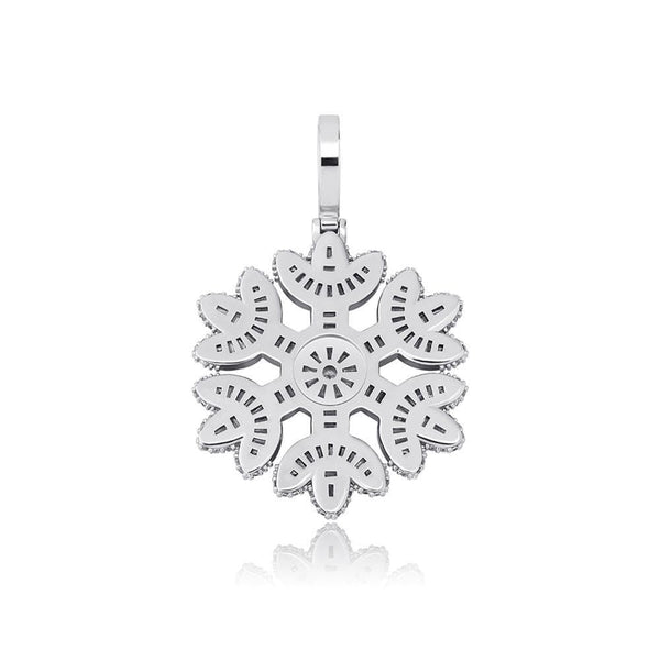 Iced Up London Iced Out Pendant <br> Snowflake <br> (White Gold)