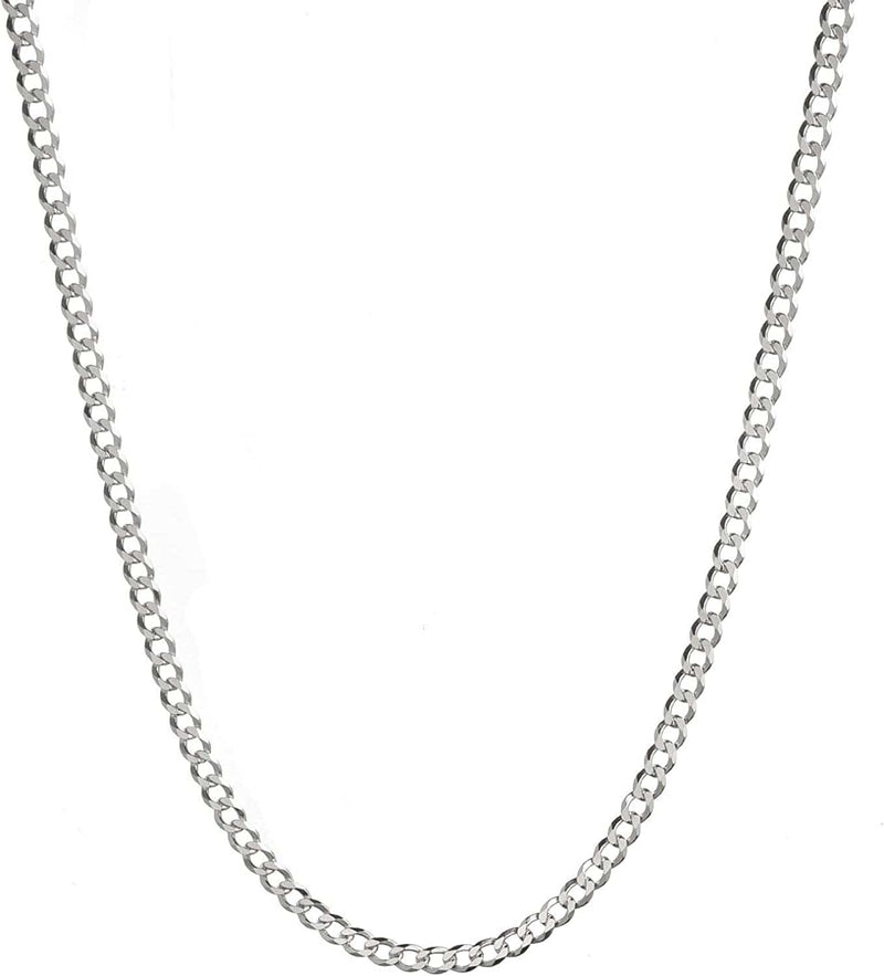 Iced Up London 18inch 3mm Cuban Chain <br> (White Gold)