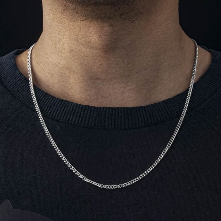 Iced Up London 3mm Cuban Chain <br> (White Gold)