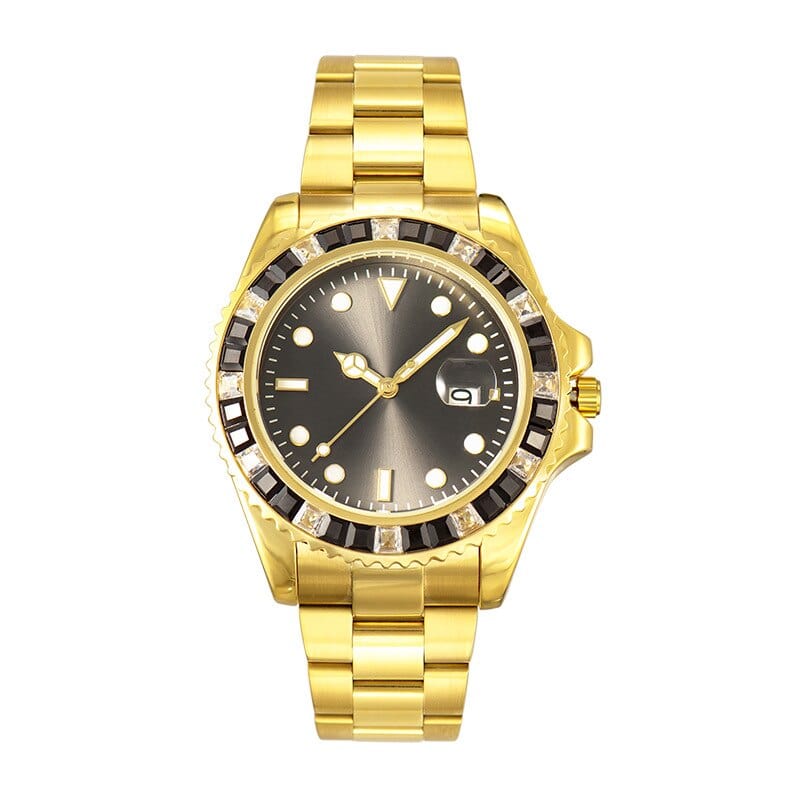 Iced Up London Diamond Crown Watch <br> Bussiness <br> (18K Gold)