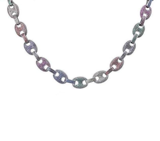 Rainbow gucci link chain Clearance