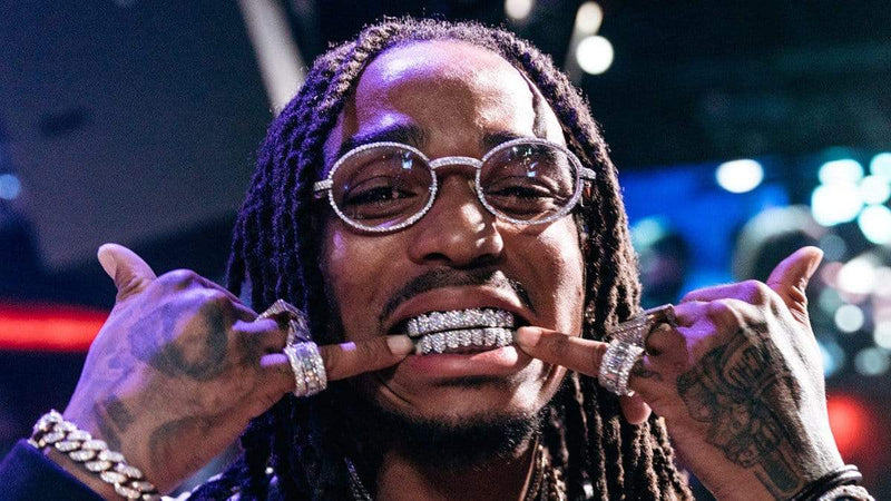 Iced Up London Glasses White Gold Plated Iced Out Glasses <br> Quavo <br> (White Gold)
