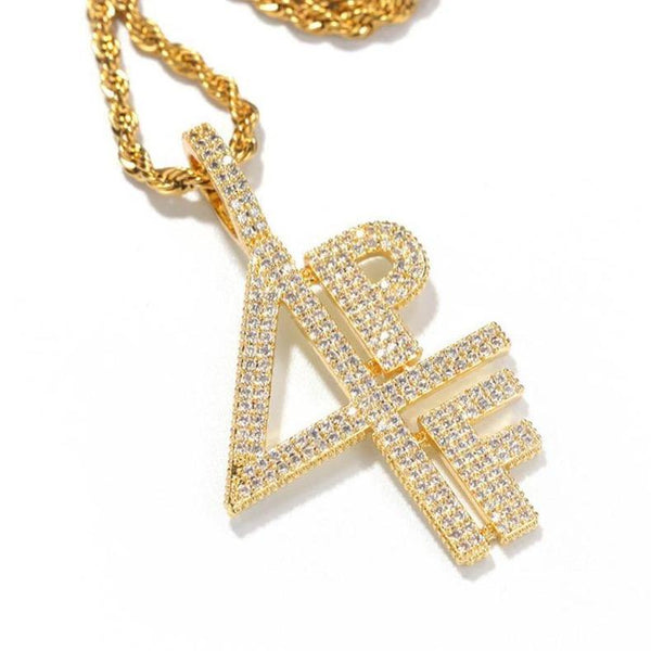 Iced Up London Pendant Iced Out Pendant <br> 4PF Lil Baby <br> (14K Gold)