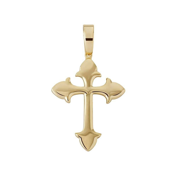 Iced Up London Pendant Iced Out Pendant <br> Crystal Cross <br> (18K Gold)