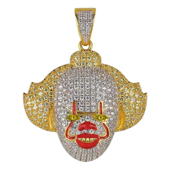Iced Up London Pendant 18K Gold Plated / Rope Chain / 20 inch Iced Out Pendant <br> Pennywise <br> (18K Gold)