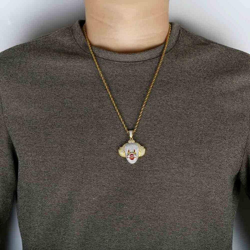 Iced Up London Pendant Iced Out Pendant <br> Pennywise <br> (18K Gold)