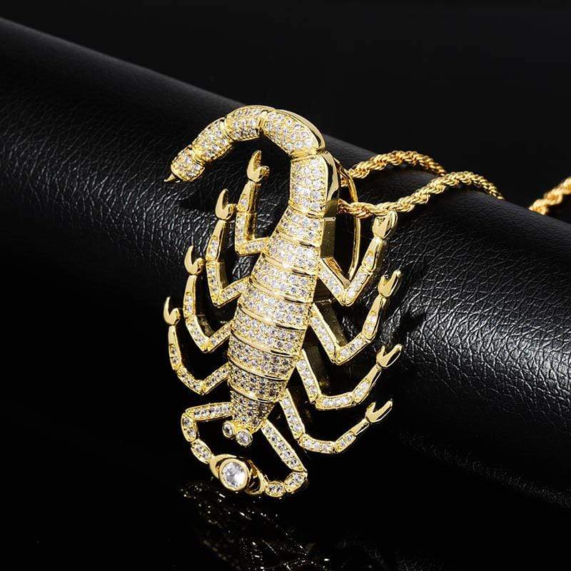 Iced Up London Pendant Iced Out Pendant <br> Scorpion <br> (18K Gold)