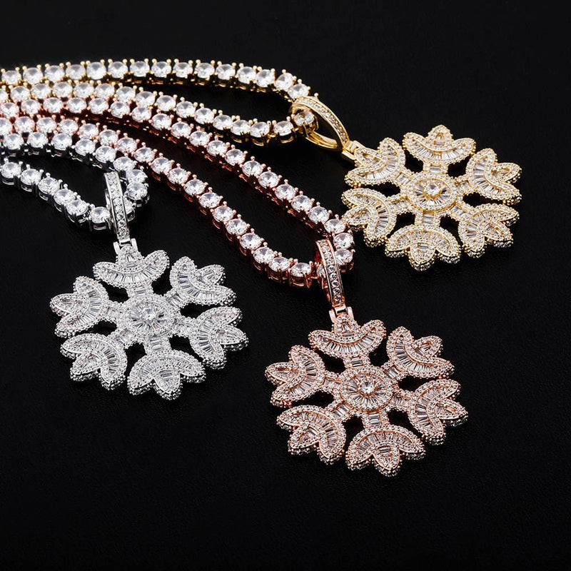 Iced Up London Iced Out Pendant <br> Snowflake <br> (14K Gold)