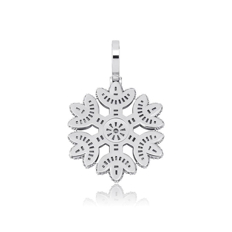 Iced Up London Iced Out Pendant <br> Snowflake <br> (White Gold)