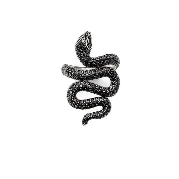 Iced Up London Iced Out Ring <br> XXXTentacion Snake <br> (Black)