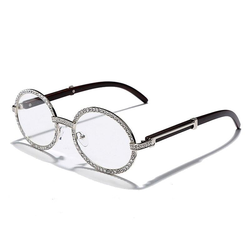 Iced Up London Glasses Silver Color Iced Out Sunglasses <br> Miami <br> (Silver)