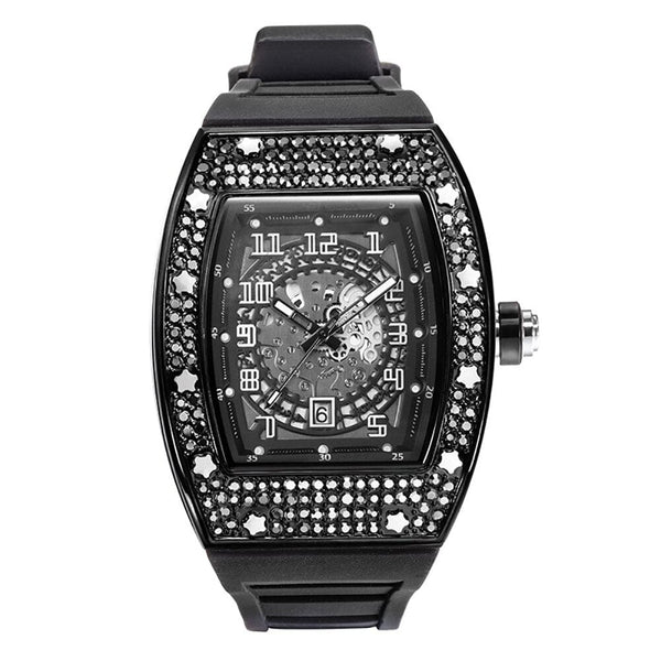 Iced Up London Iced Out Watch <br> Millionaire <br> (Black)