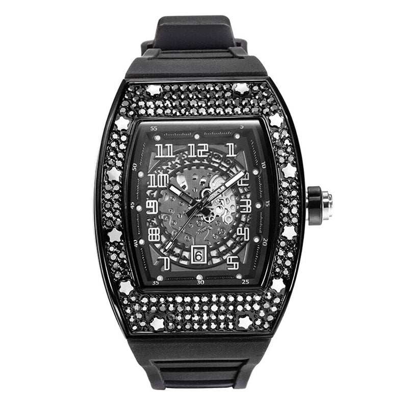 Iced Up London Iced Out Watch <br> Millionaire <br> (Black)