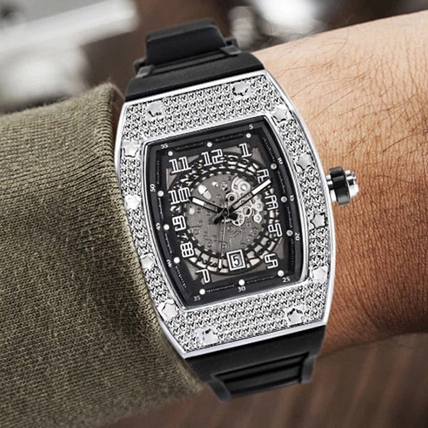 Iced Up London Iced Out Watch <br> Millionaire <br> (White Gold)
