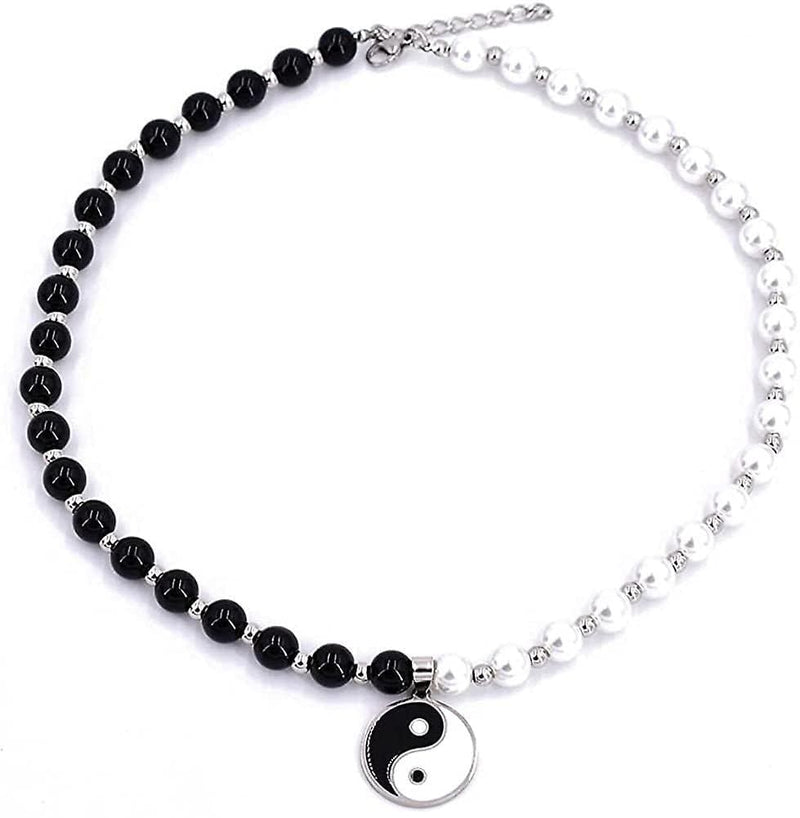 Iced Up London Pearl Necklace <br> Yin Yang