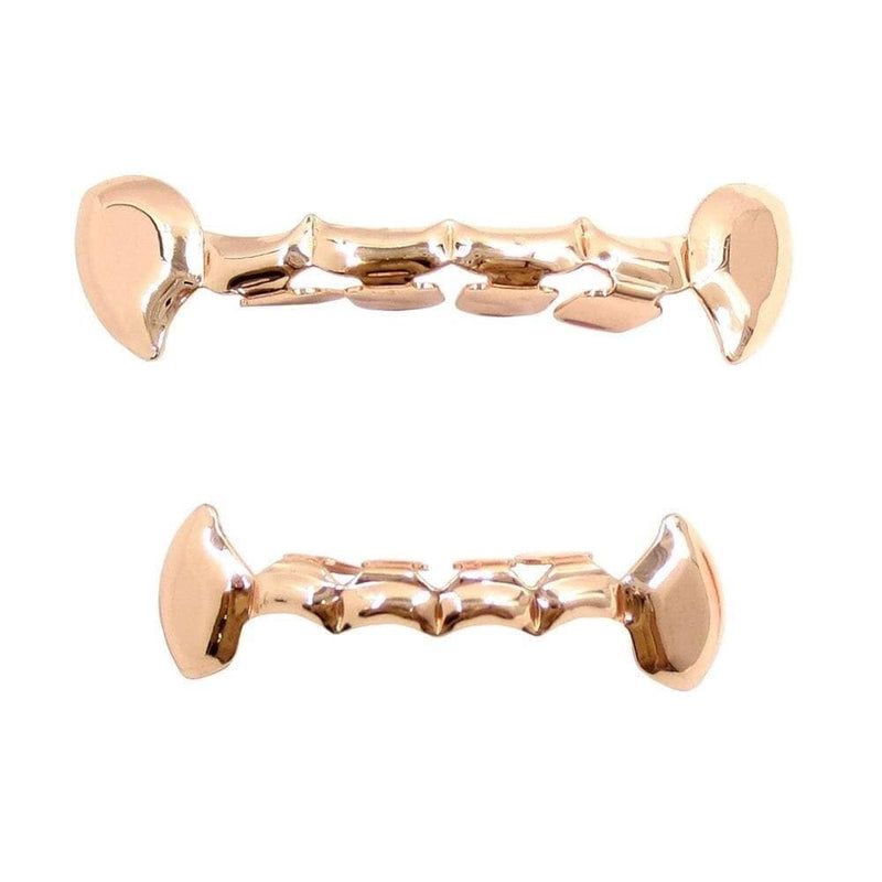 Iced Up London 0 Rose Set Rose Gold Fangs Grillz