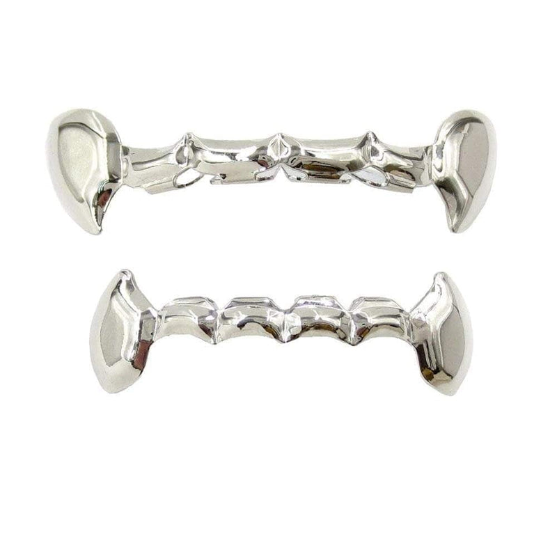 Iced Up London Silver Set Silver Fangs Grillz