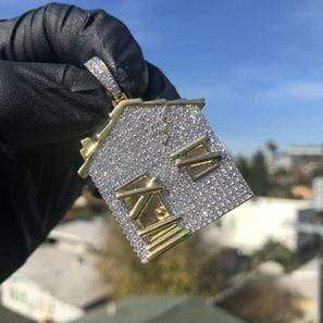 Iced Up London Pendant Trap House Pendant <br> (18K Gold)